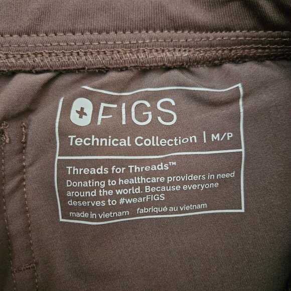 Figs Smokey Taupe RARE Zamora Jogger MP Medium Petite EUC - Picture 4 of 5
